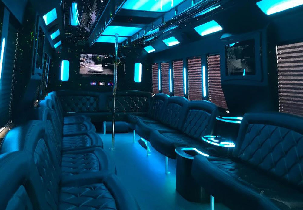 Luxurious Party Bus Interior